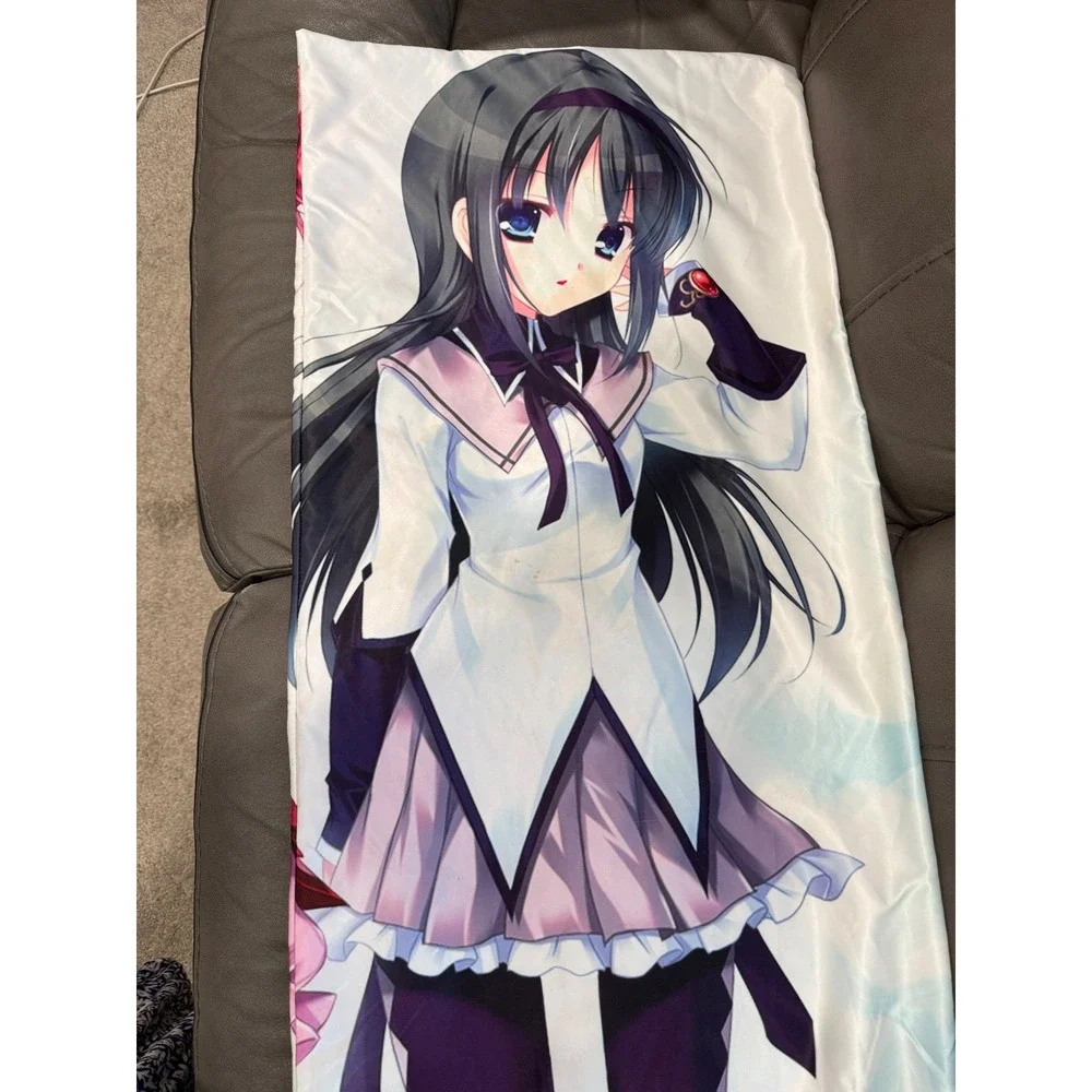 Madoka Magica Dakimakura‎ Body Pillowcase Madoka & Homura Double Sided 59x18.5